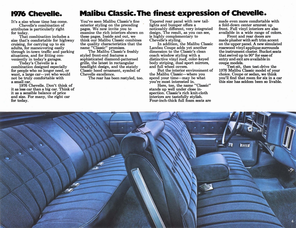 1975 Chev Chevelle Brochure Page 6